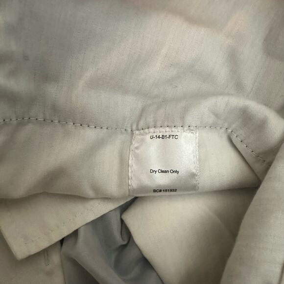 Pronto Uomo Men's Black Wool Flat Front Pockets Straight Leg Dress Pants Size 33 - Picture 5 of 10